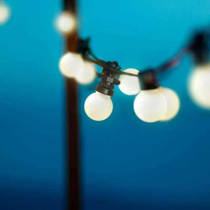 Guirlande lumineuse LED Lumisky Party Milky 5,7 m 10