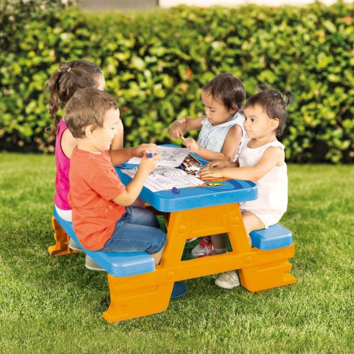 Conjunto de Mesa y Sillas para Niños Colorbaby Azul Naranja