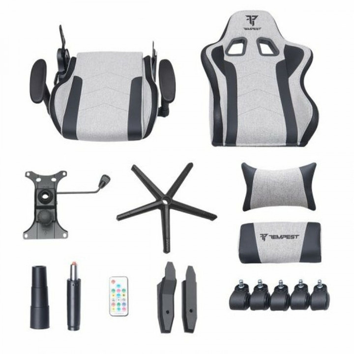 Sedia da Ufficio Tempest Glare  Grigio