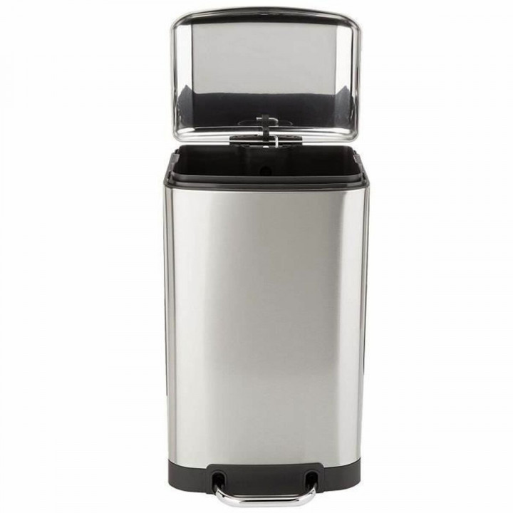 Waste bin Kitchen Move Stainless steel 30 L Grey