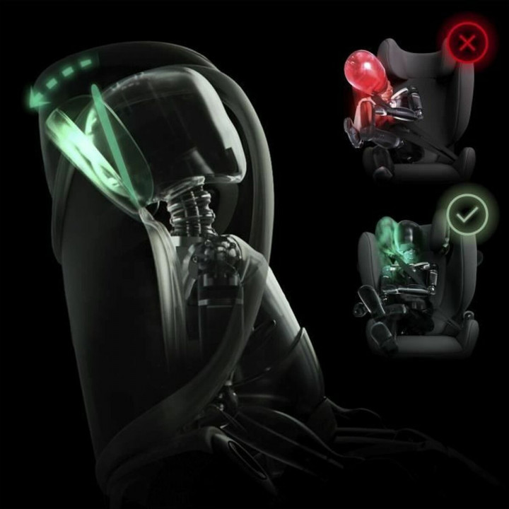 Seggiolino Auto Cybex Solution X i-Fix Rumba Nero ECE R129/04 ISOFIX