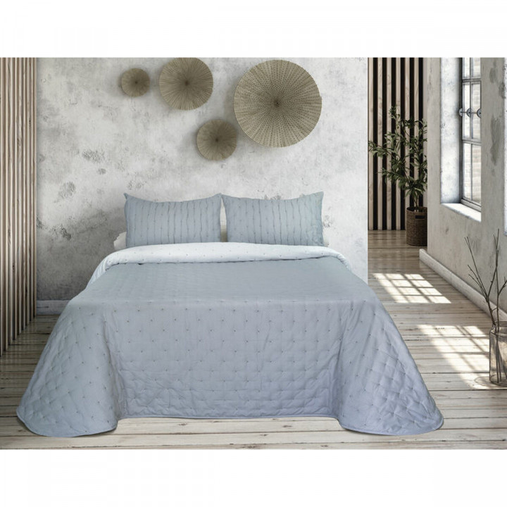 Sprei Pierre Cardin TRIANA Blauw Bed van 90 (2 Onderdelen)