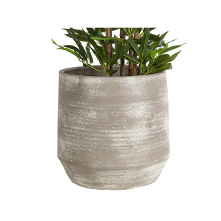 Planter Romimex Grey Ceramic