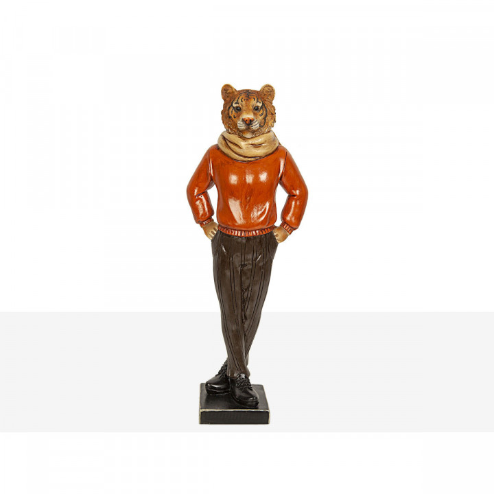 Figurine Décorative Romimex Rouge Tigre