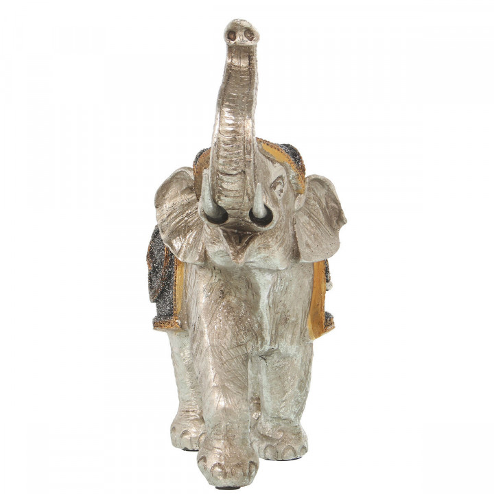 Decoratieve figuren Alexandra House Living Zilverkleurig Olifant