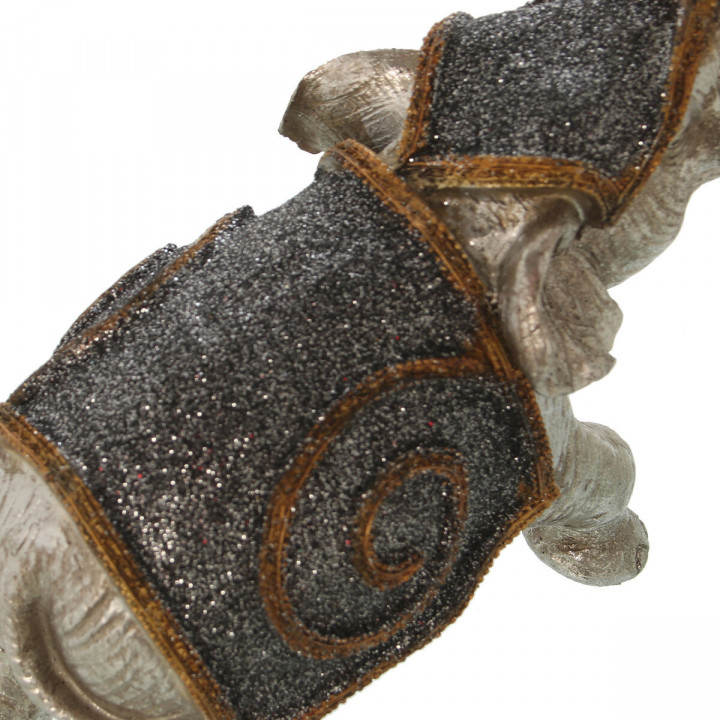 Decoratieve figuren Alexandra House Living Zilverkleurig Olifant