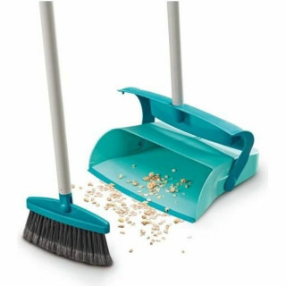 Sweeping Brush and Dustpan Cleaning Set Leifheit 41405 Blue Plastic (1 Unit)
