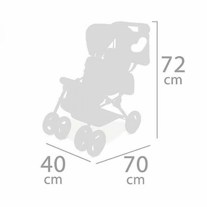 Carrozzina per Bambole Decuevas Verona Gemellare