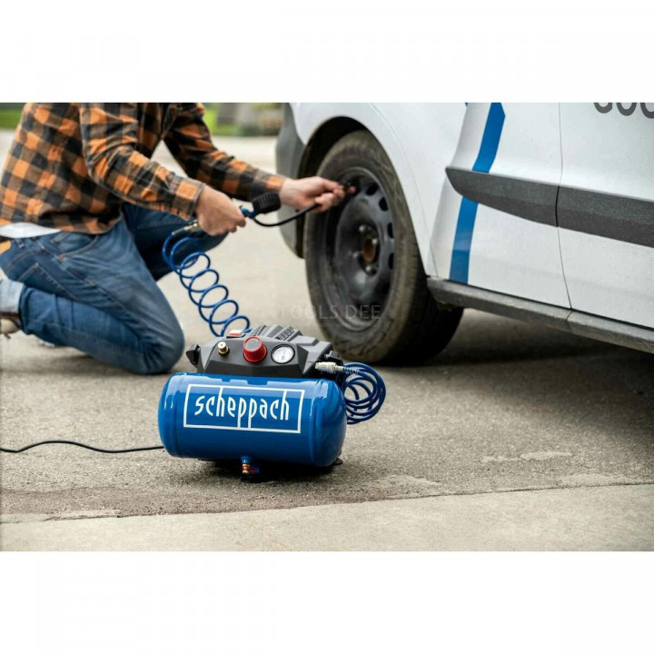 Luchtcompressor Scheppach HC06 Horizontaal 1200 W 6 L