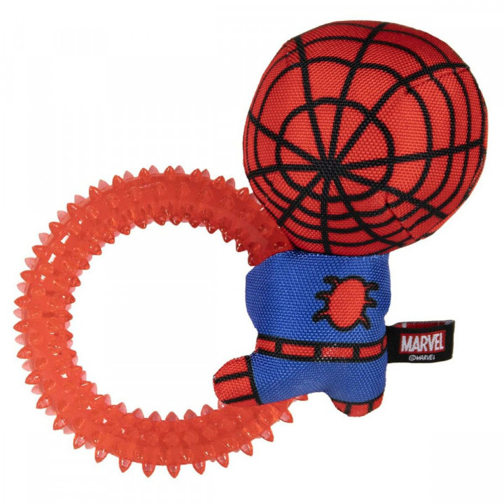 Mordedor de perro Spider-Man   Rojo 7,0 x 12,5 x 18,5 cm (4 Unidades)
