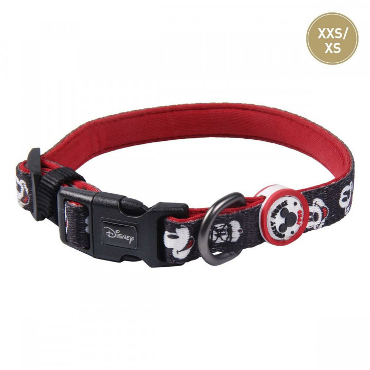 Hundehalsband Mickey Mouse Schwarz