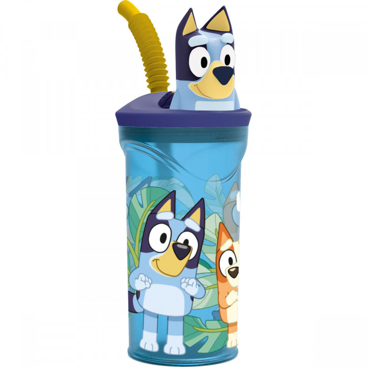 Cup with Straw Bluey PVC 3D
