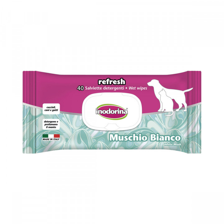 Wet Wipes for Pets Inodorina REFRESH