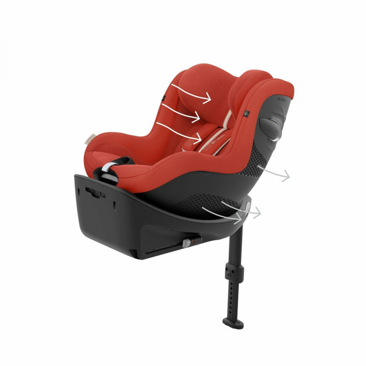 Seggiolino Auto Cybex Sirona G I-SIZE PLUS Rosso rouge ECE R129/04
