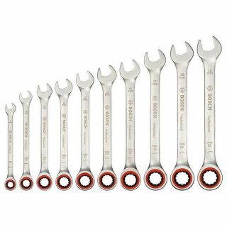 Combination spanner set BOSCH 10 Pieces