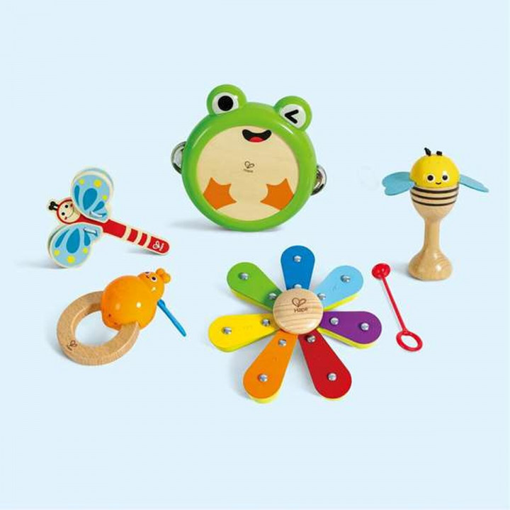 Set speelgoedmuziekinstrumenten Toybags Hout