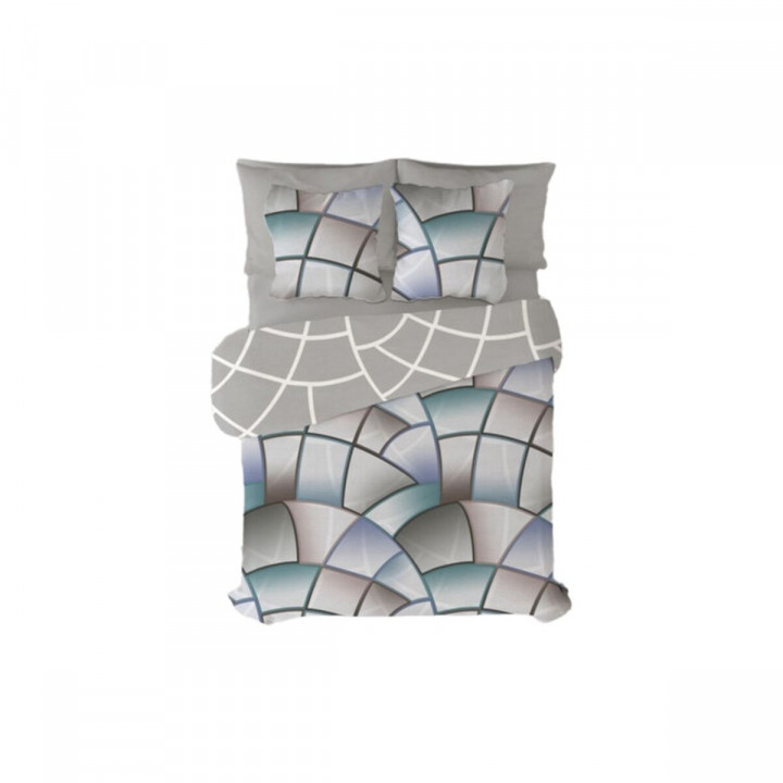 Housse de Couette Pierre Cardin Lucas Gris 144 Fils 220 x 230 cm