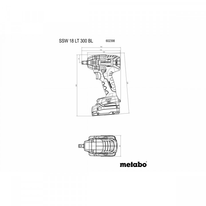 Cacciavite elettrico Metabo SSW 18 LT 300 BL