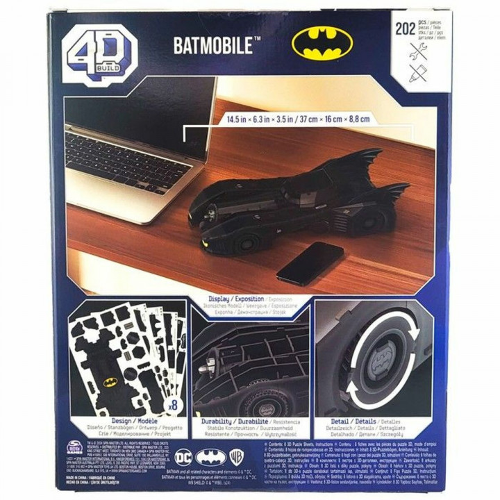3D Puzzle Batmobile 202 Pieces