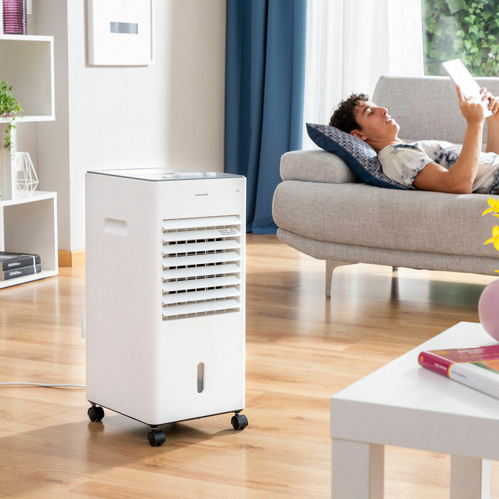 Climatizador Evaporativo Portátil Multifunción Airvecove InnovaGoods 65 W 5 L Blanco (Reacondicionado B)