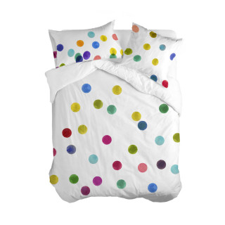 Funda Nórdica HappyFriday Confetti Multicolor Cama de 80 140 x 200 cm 28 x 4 x 38 cm