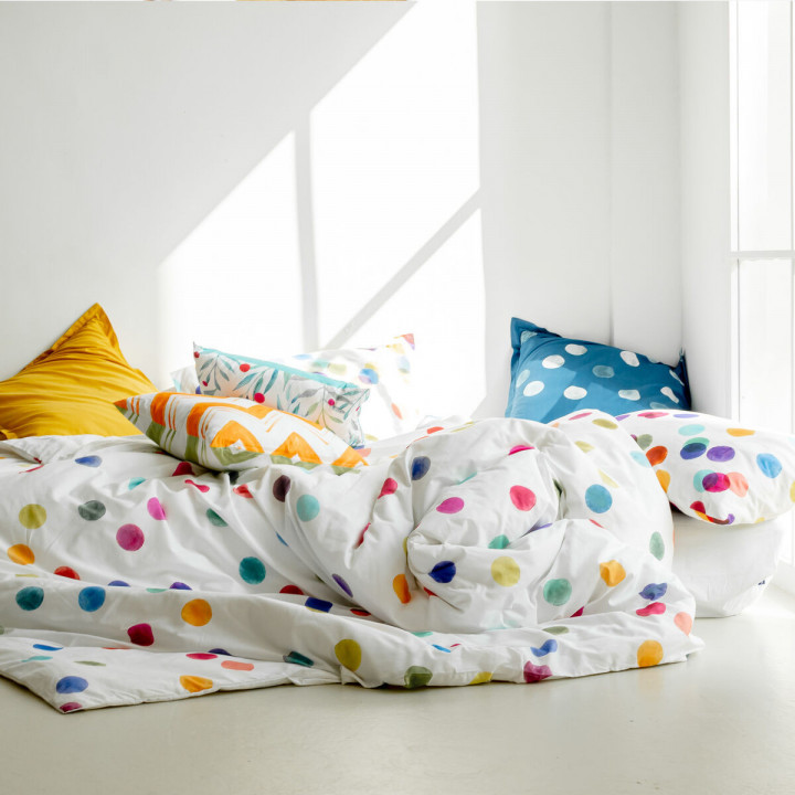 Funda Nórdica HappyFriday Confetti Multicolor Cama de 80 140 x 200 cm 28 x 4 x 38 cm