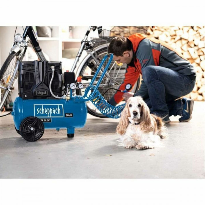 Luchtcompressor Scheppach HC25Si Horizontaal 1100 W 8 bar 24 L