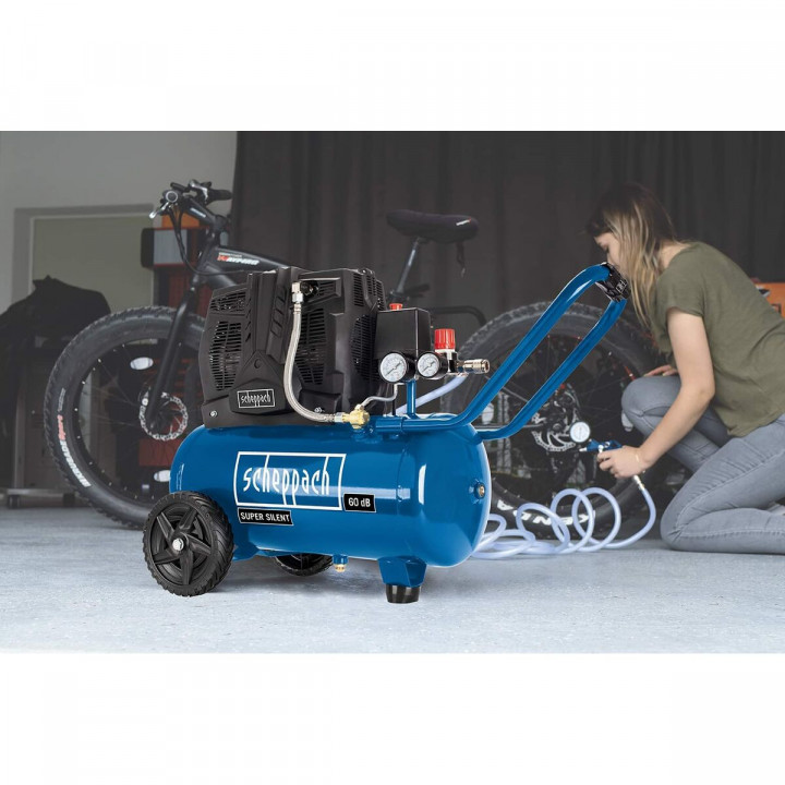 Compressore d'Aria Scheppach HC25Si Orizzontale 1100 W 8 bar 24 L