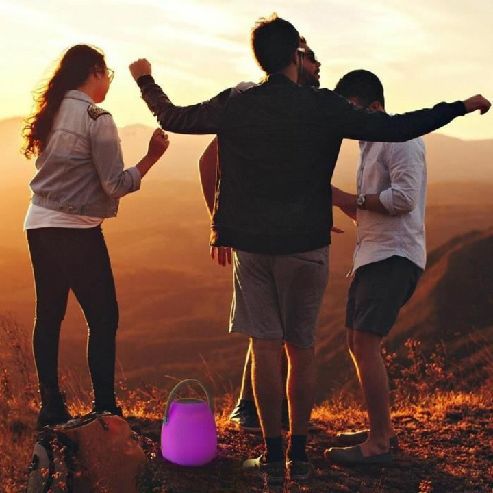 Bluetooth loudspeaker with LED light Lumisky 5 W