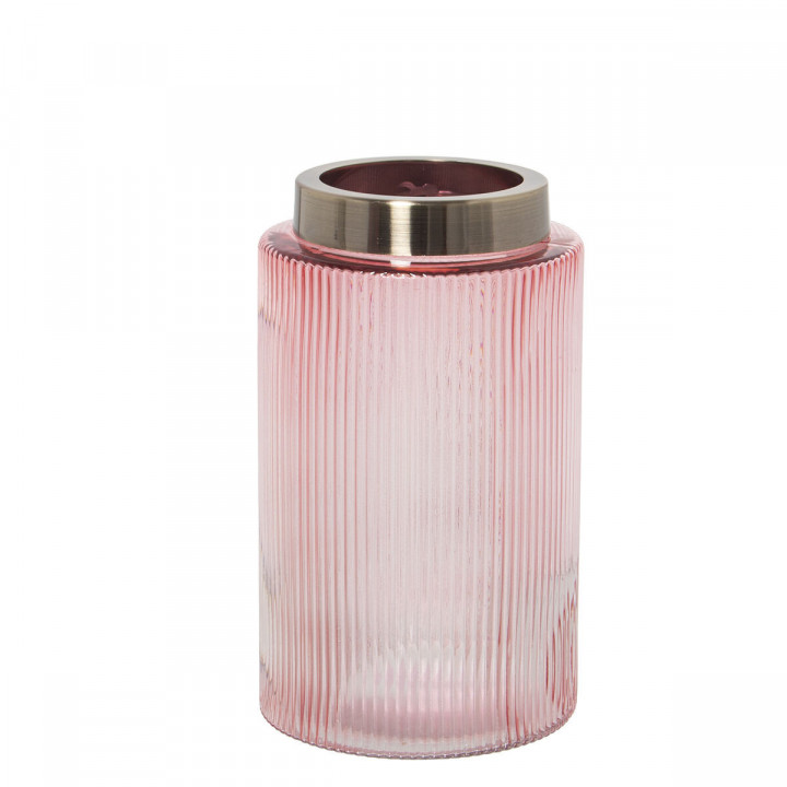 Vase Alexandra House Living Rosa Kristall