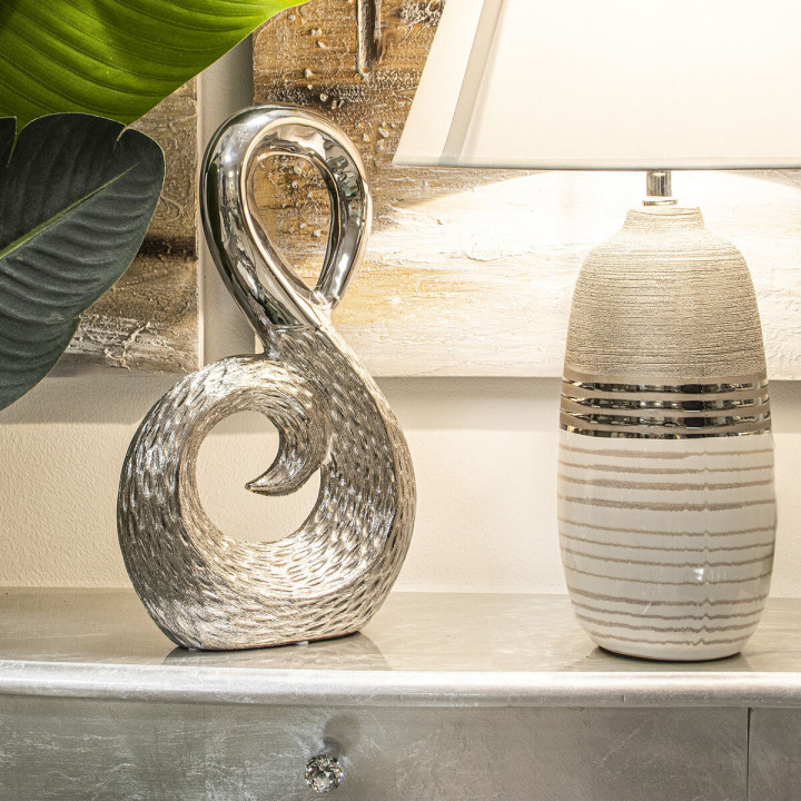 Decorative Figure Alexandra House Living Silver 23,5 x 9 x 38 cm