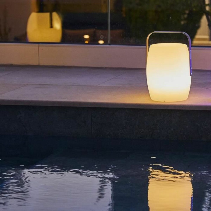 Lampada a LED Lumisky Lucy Rock Bianco Alluminio