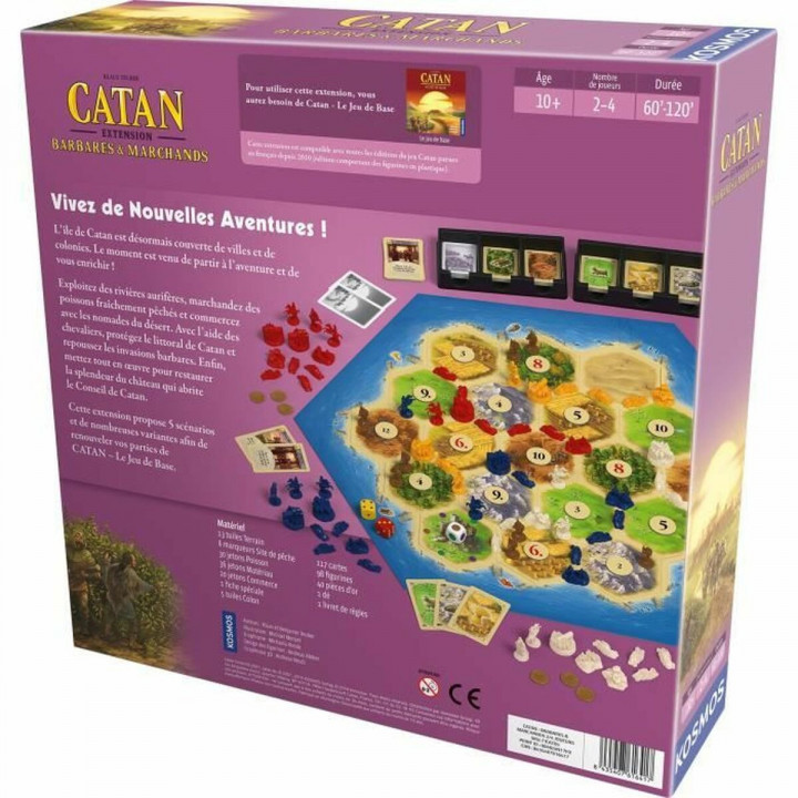 Tischspiel Asmodee Catan - Expansion: Barbarians & Merchants 30 x 8 x 30 cm
