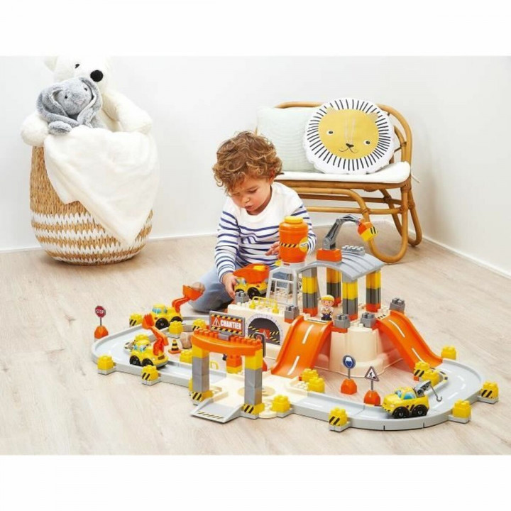 Rennbahn mit Rampen Obras Ecoiffier 1350