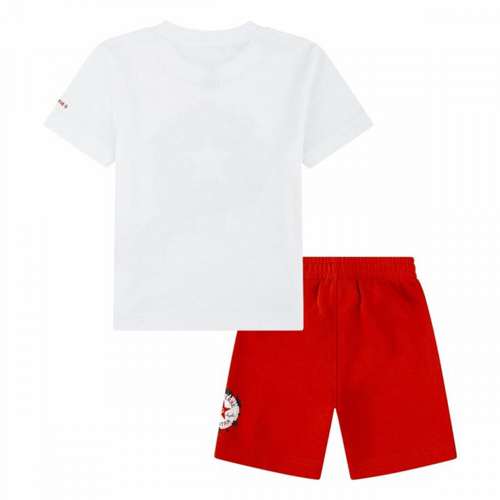 Sportoutfit voor kinderen Converse Squiggle S/Se+Ft Wit