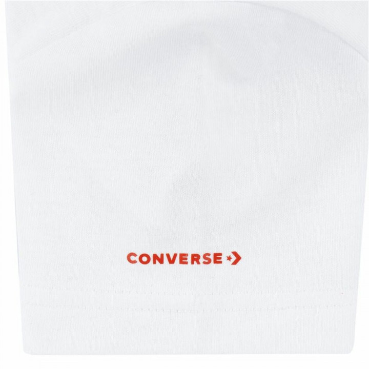 Sportoutfit voor kinderen Converse Squiggle S/Se+Ft Wit