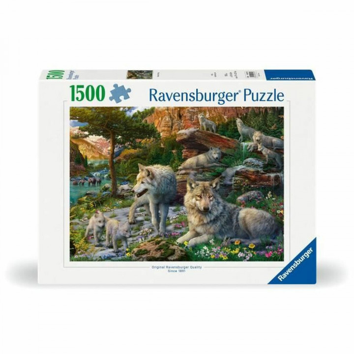 Puzzel Ravensburger Wolves in Spring