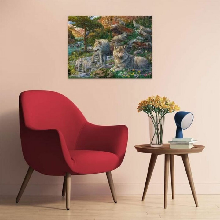 Puzzel Ravensburger Wolves in Spring