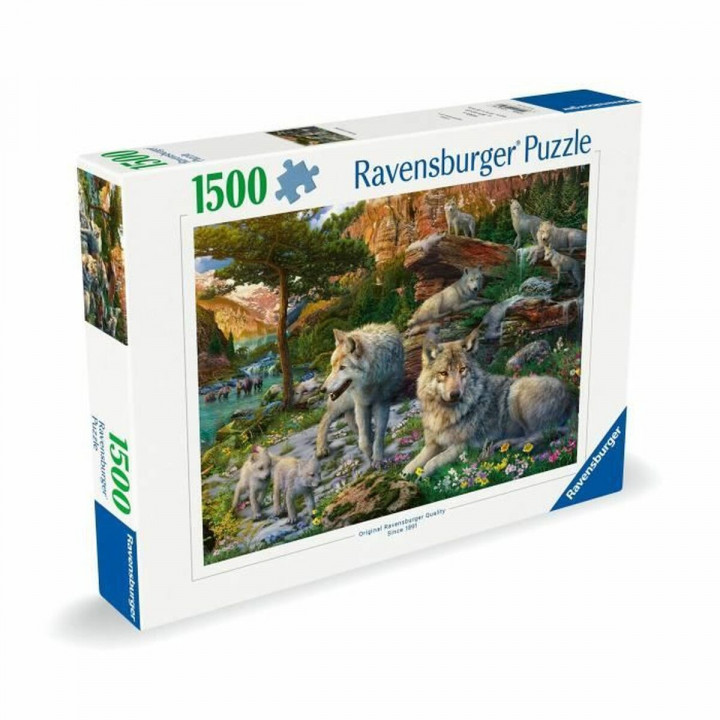 Puzzel Ravensburger Wolves in Spring