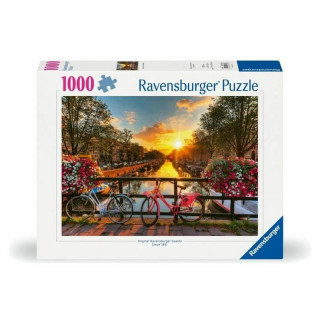 Puzzel Ravensburger Bicycles in Amsterdam