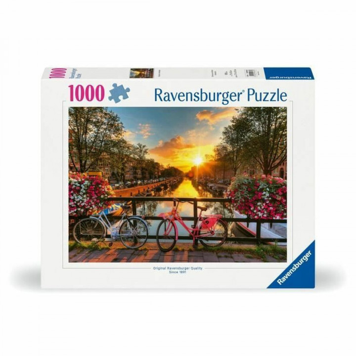 Puzzel Ravensburger Bicycles in Amsterdam