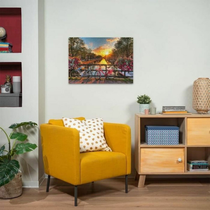 Puzzel Ravensburger Bicycles in Amsterdam