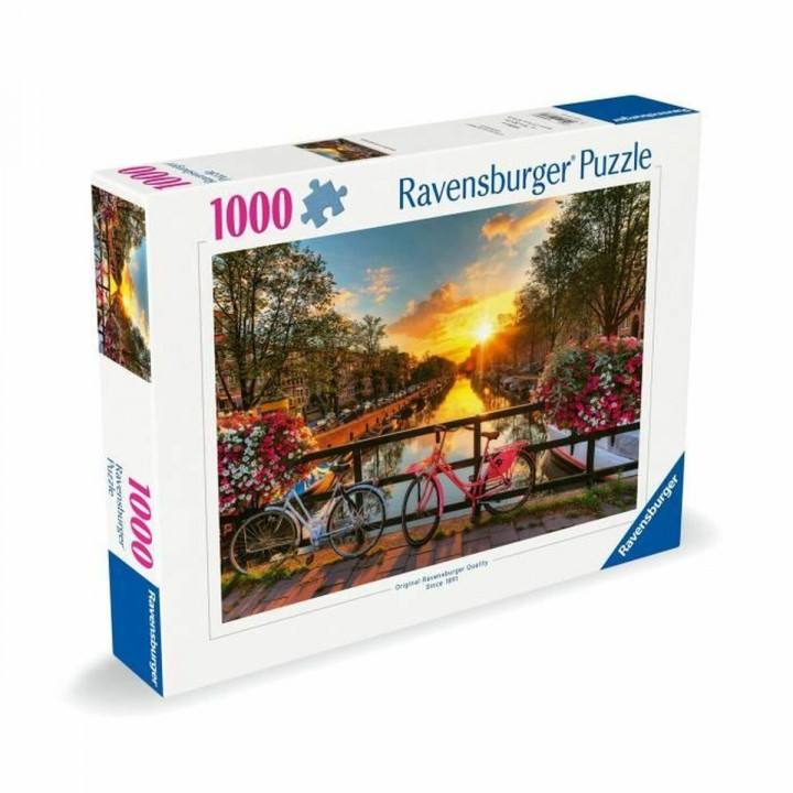 Puzzel Ravensburger Bicycles in Amsterdam