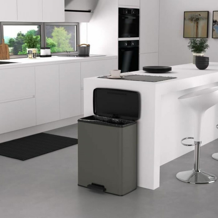 Vuilnisemmer Curver Grijs