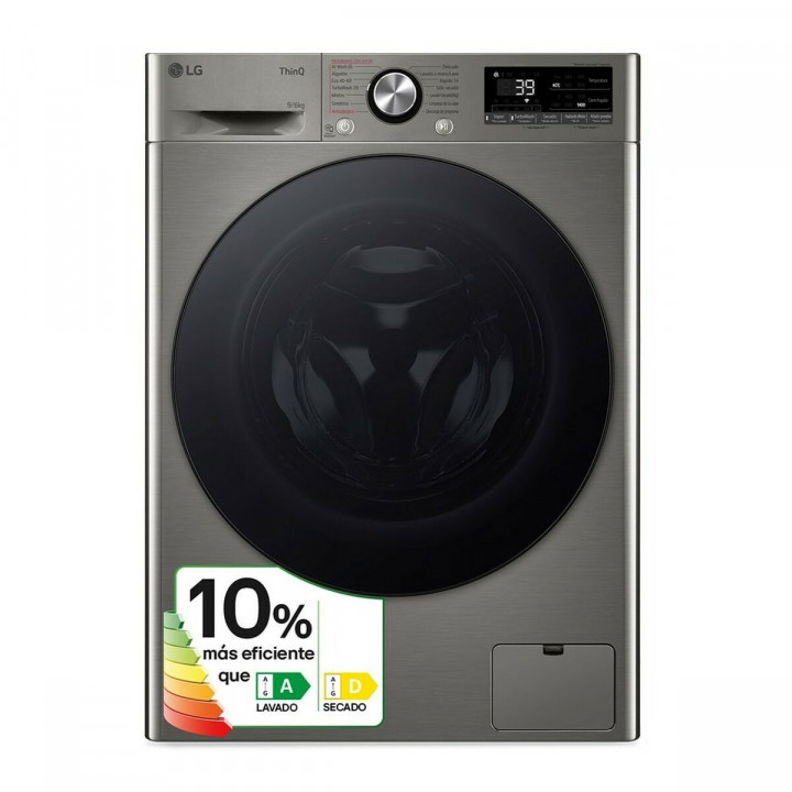 Washer - Dryer LG F4DR7009AGS 9 kg 6 Kg