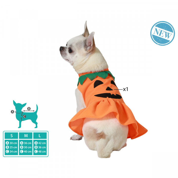 Costume per Cane Zucca Taglia M