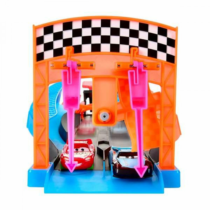 Pista Lanzadora Mattel Glow Racers Brilla en la oscuridad