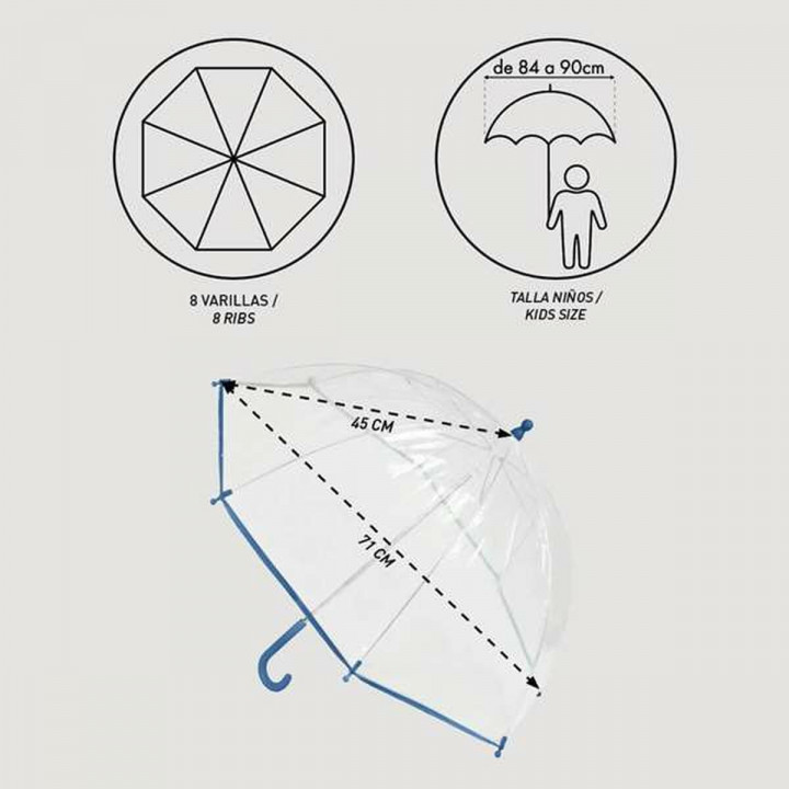 Regenschirm Minnie Mouse Rosa Metall PoE