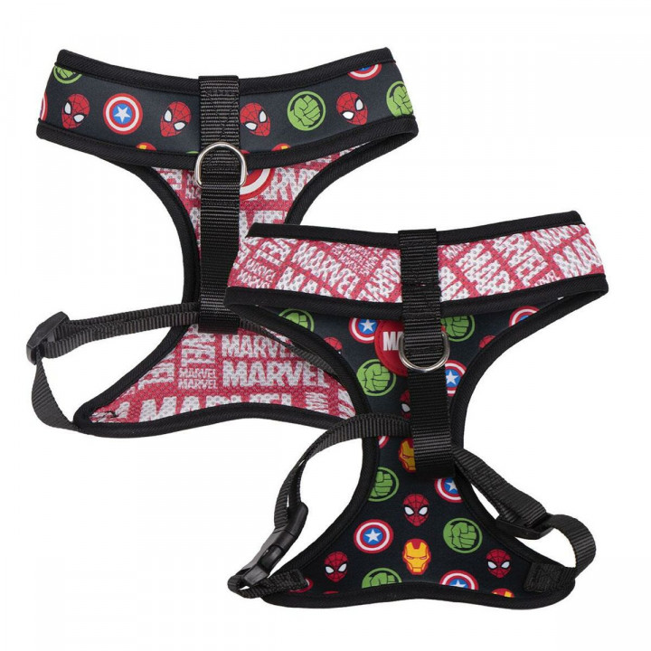 Imbracatura per Cani Marvel Rosso S/M Reversibile
