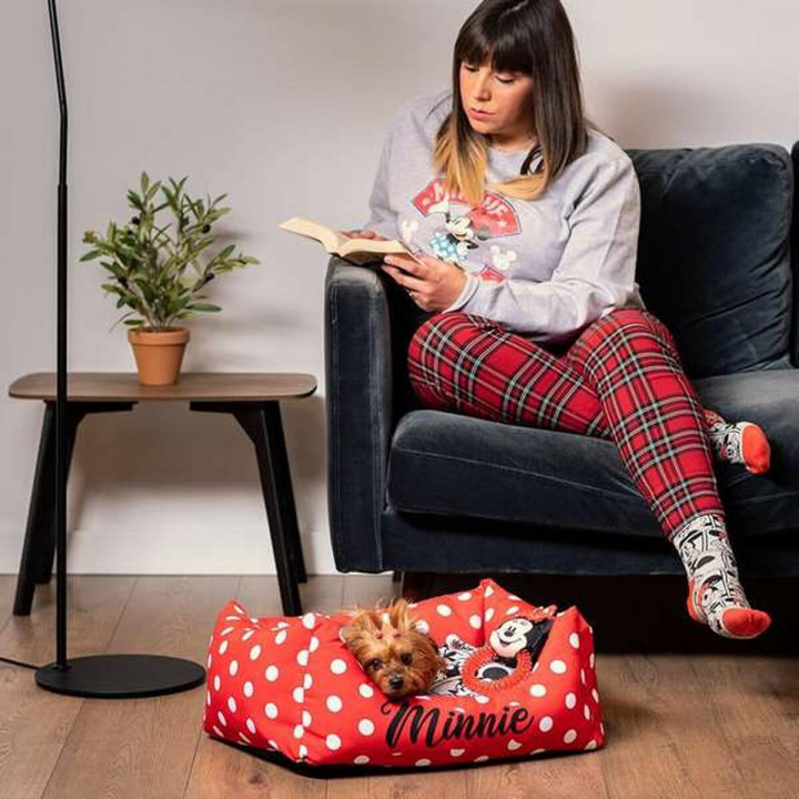 Giocattolo da mordere per cani Minnie Mouse   Rosso 10,0 x 5,0 x 17,0 cm (4 Unità)